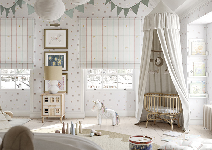 Merrily, Merry Stripy Fairground - Roman Blind - Image 3